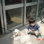 ミッキーちゃん撫で撫で