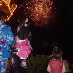 花火に夢中