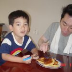 パンケーキを食す