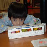 ユウタと合作電車「ばら号」