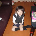 お母ちゃんの手袋はあったかい